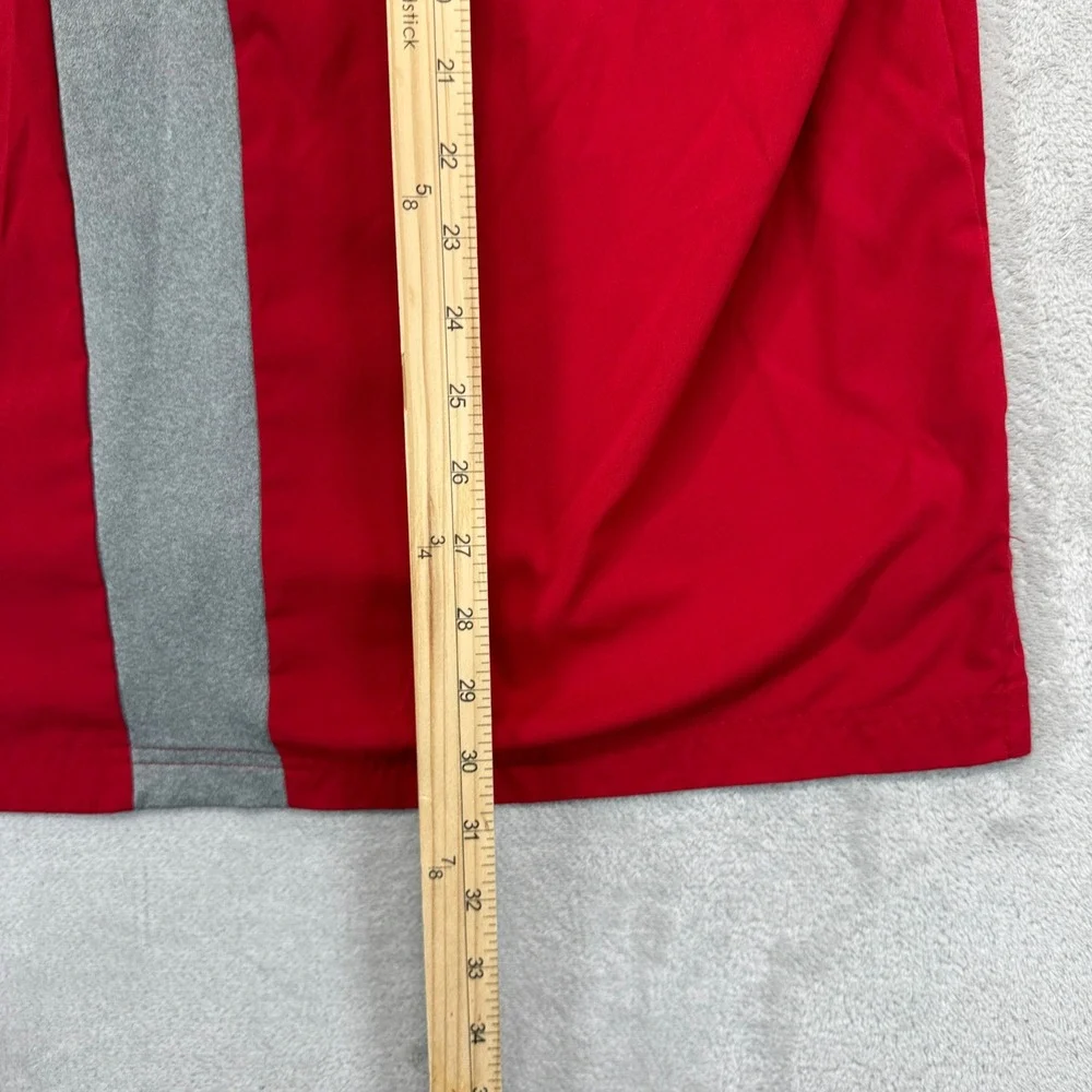 Louisville Cardinals Pullover Men L Red Adidas Windbreaker Baseball College NCAA
